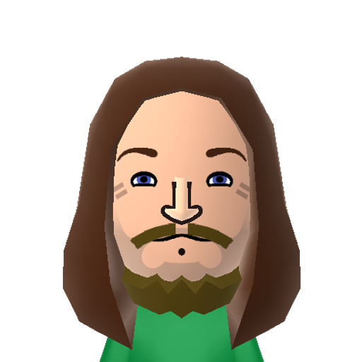 Smooth Mii character: Max Gleason, AKA Smooth McGroove. Popular Youtuber who sings video game a a cappella music with his bearded clones.