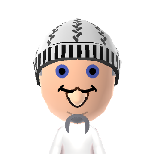 Doughboy Mii character: The mascot of the Pillsbury company also known as Poppin' Fresh. His commercials usually end with a human poking him in the stomach and him giggling.