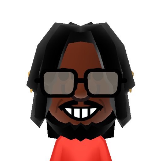 T-Pain Mii character: Hip hop and R&B singer known for singing with an auto-tune vocal effect.