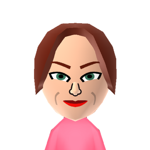Grace Mii character: From the Facebook hidden object game "Criminal Case". Head of the Forensics Laboratory of the Grimsborough Police Department who has the responsibility of handling physical, biological, and clinical forensic analyses.