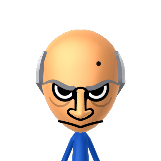 Mr. Burns Mii character: These are extracted and derived from the Mii Central Miis from the 3DS Miitopia.