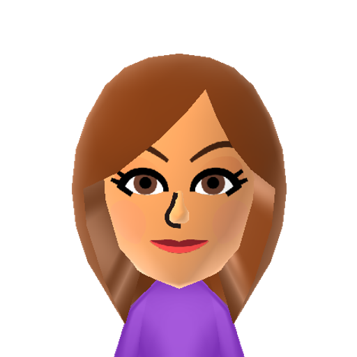 alexia Mii character: NNID: Amandine454545