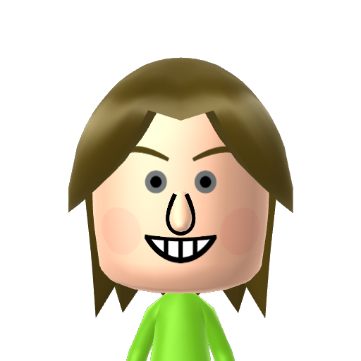 팁팃팅파팍팎판팔팖팜 Mii character: This is a Mii for testing Mii nicknames.