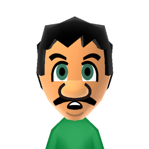 Luigi Mii character preview