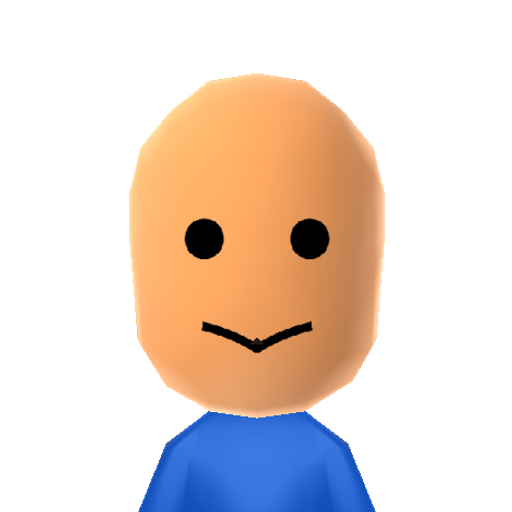 Noob Mii character preview