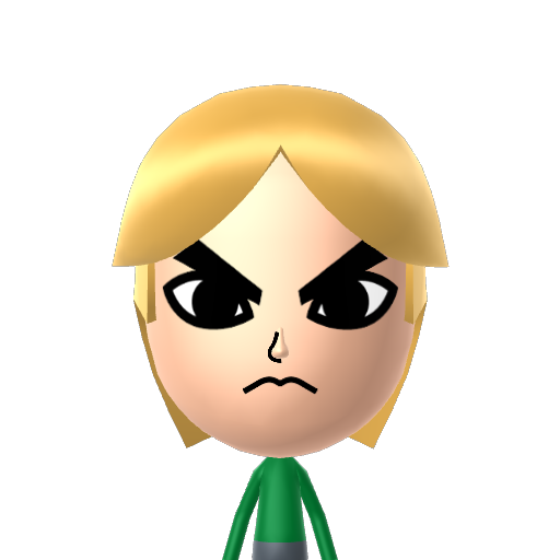 ? Mii character: A Mii uploaded to Check Mii Out Channel (WiiLInk)
