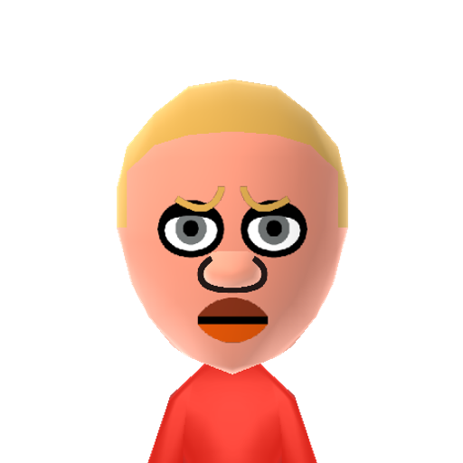 キース Mii character: A Mii from Jinsei Game Wii EX
