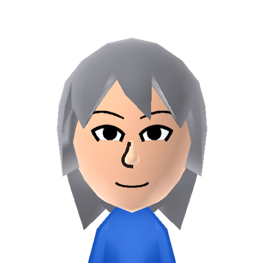 Garry Mii character: From "IB", a horror game created with the RPG Maker 2000 engine.