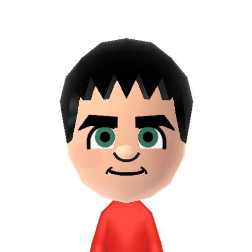Asahi Mii character: from @HafzaProductions2019