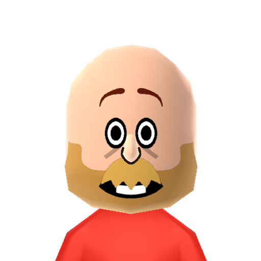 Darnell Mii character: The big, dim-witted frog hunter from Disney's "The Princess and the Frog".