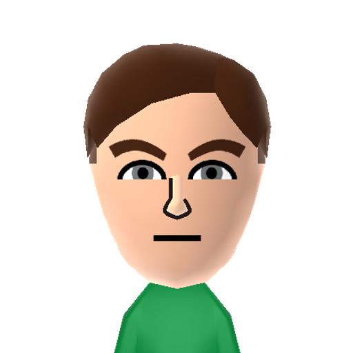 Sheldon Mii character preview