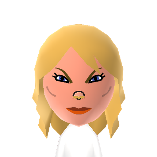 TaylorSwft Mii character: Country-pop singer and songwriter.