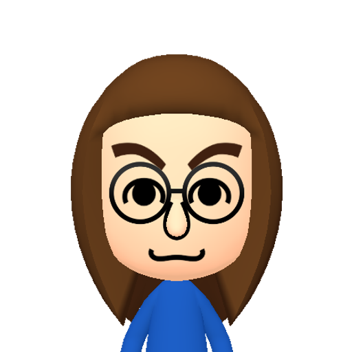 植森椅椒棵棍棉棚棕惠 Mii character: This Mii is from the Switch SDK as a SampleDB Mii.