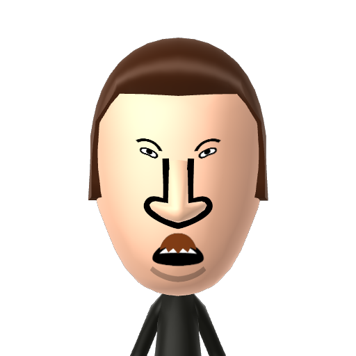 Butt-head Mii character: This Mii is a resident on OhhMyKawaii's island