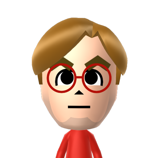 Robert Mii character: A Guest Mii