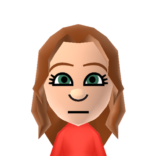 Ariella Mii character: A Mii from Wii Sports Resort: Meme Squad, a mod for Wii Sports Resort