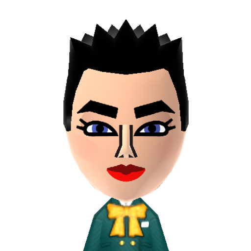 J Charles Mii character: By @squeakyrob (TikTok)
