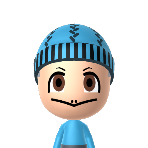 Squirtle Mii character: a Mii used in Mii Fighter QR Codes Series / Custom Mii Fighter Versus