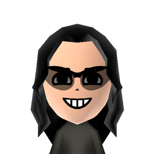 Psycho Mii character: A Mii from Wii Sports Anarchy, a mod for Wii Sports