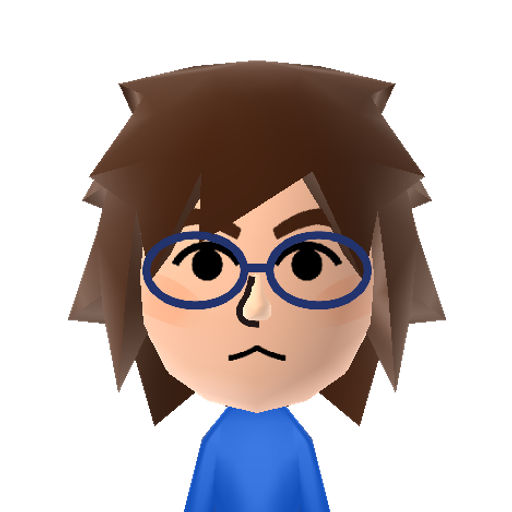 Shin Mii character: This is a Mii uploaded for the 3DS version and distributed by Mii Central for both the 3DS and Switch versions of Miitopia.