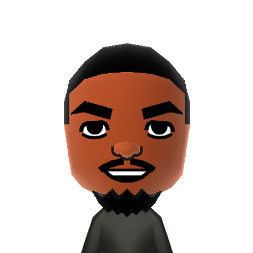 Ray J Mii character: R&B singer and actor. Star of the reality show "For the Love of Ray J". Also known for his sex tape with then girlfriend Kim Kardashian.