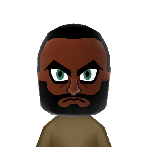 Barret Mii character preview