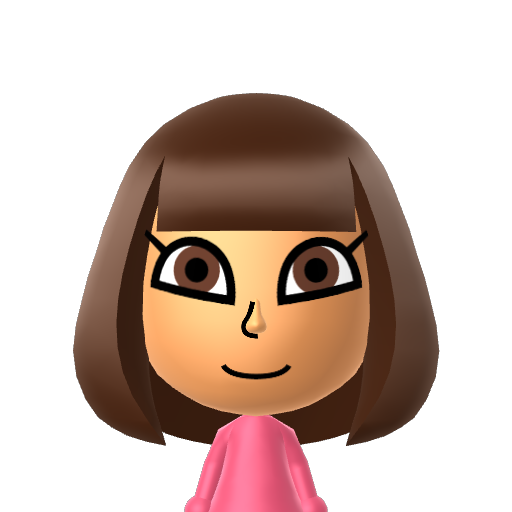 Dora Mii character: These are extracted and derived from the Mii Central Miis from the 3DS Miitopia.