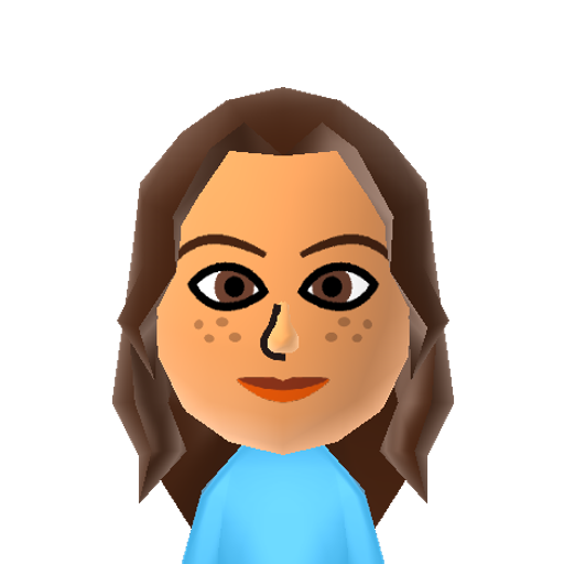 Pro★Ashley Mii character: A Mii from Wii Sports Resort: Meme Squad, a mod for Wii Sports Resort