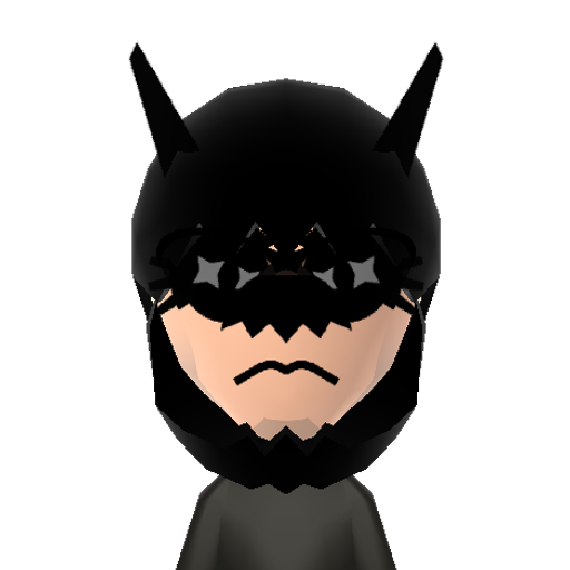Batman Mii character preview