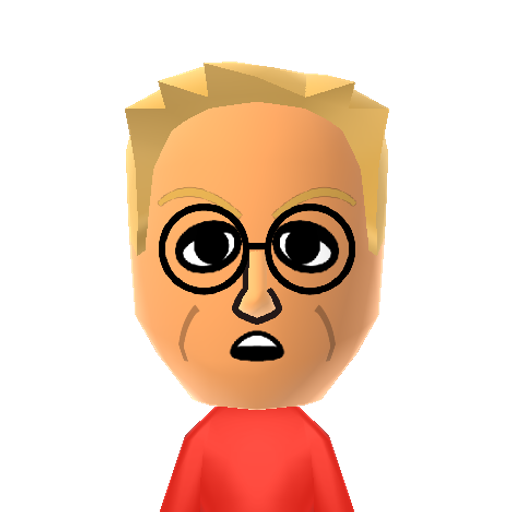 デイビット Mii character: A Mii from Jinsei Game Wii EX