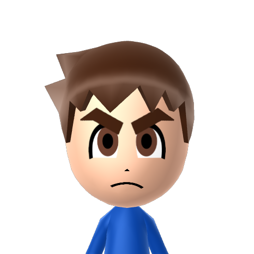 Sample 18 Mii character: A Mii used for promoting Mii Fighter Costumes