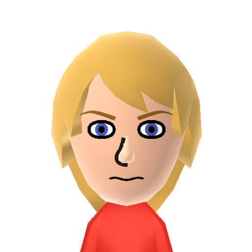 Shulk Mii character preview