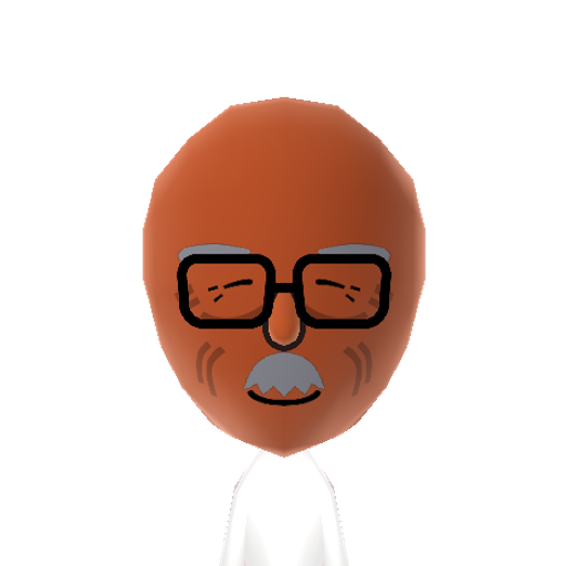 Ghandi Mii character preview