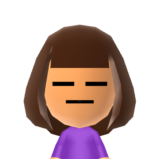 Frisk Mii character preview