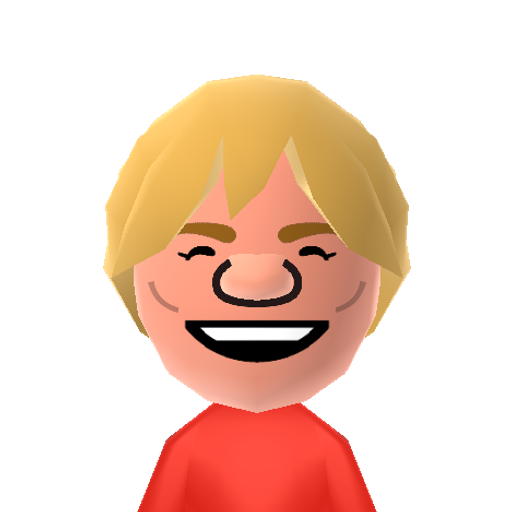 JimmyHustn Mii character: Professional fisherman and host of his own fishing show. Best known for his laugh and for kissing the bass he catches.