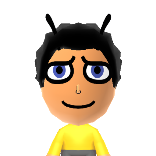 Barry B Mii character preview