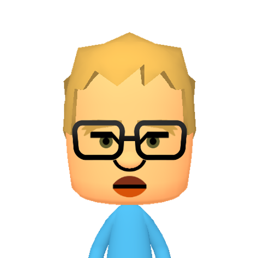 no name Mii character: This Mii is from the Switch SDK as a SampleDB Mii.