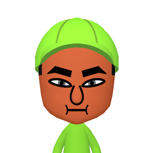 呤呦呱呲呶呷呸咀咂咄 Mii character: This Mii is from the Switch SDK as a SampleDB Mii.