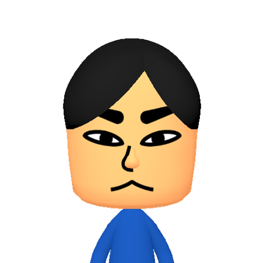 no name Mii character: This Mii is from the Switch SDK as a SampleDB Mii.