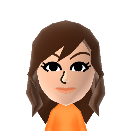 Orange Mii character preview