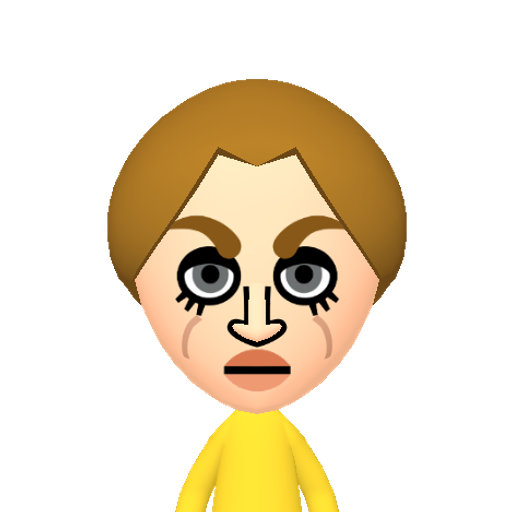 no name Mii character: This Mii is from the Switch SDK as a SampleDB Mii.