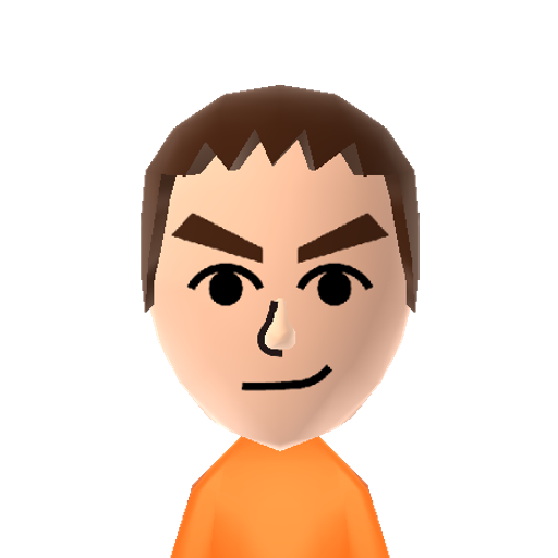 Sam Mii character: My brother's Mii