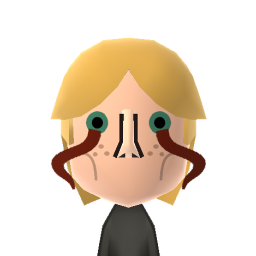 The Thing Mii character: This is a Mii uploaded for the 3DS version and distributed by Mii Central for both the 3DS and Switch versions of Miitopia.