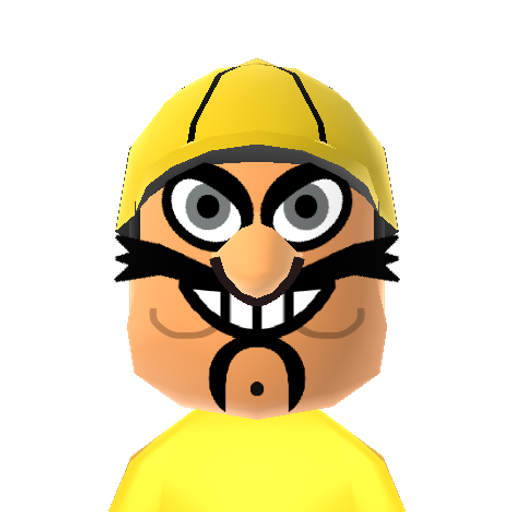 Wario Mii character preview