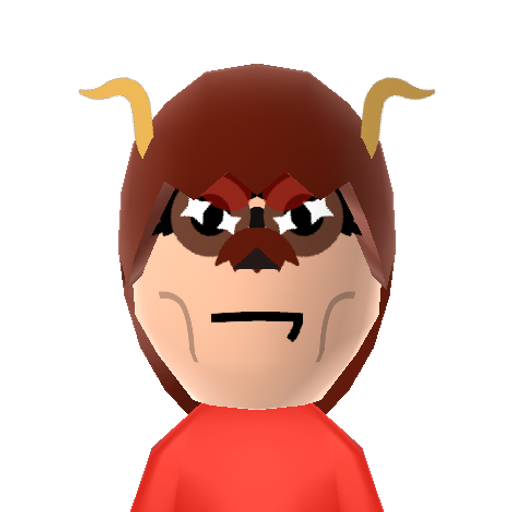 The Flash Mii character: Superhero from DC comics with super speed.