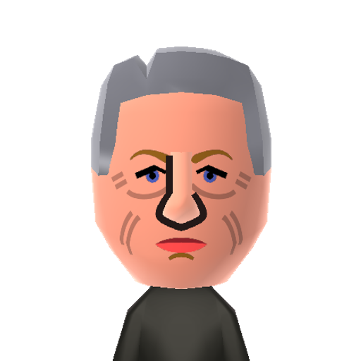 B. Clinton Mii character preview