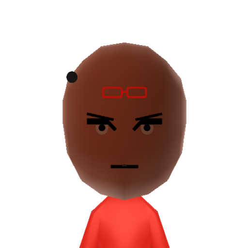 Jovan Mii character: A Mii from Jackson's WSR Mod, a mod for Wii Sports Resort.