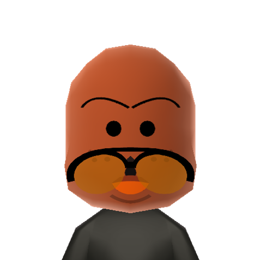 Spurdo Mii character: Meme character based on the sprite image of Pedobear.