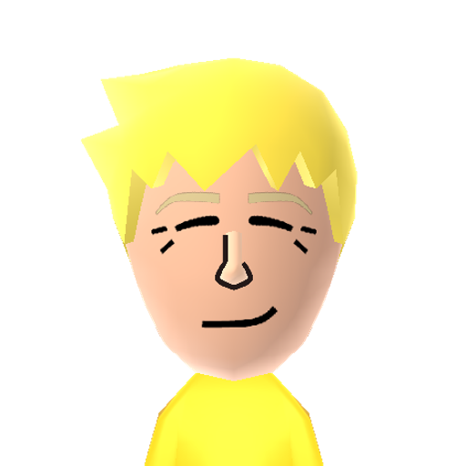 Flowery Mii character preview
