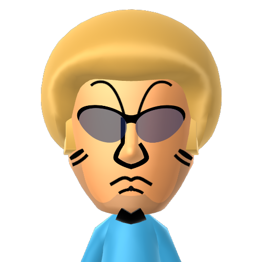 ? Mii character: A Mii uploaded to Check Mii Out Channel (WiiLInk)